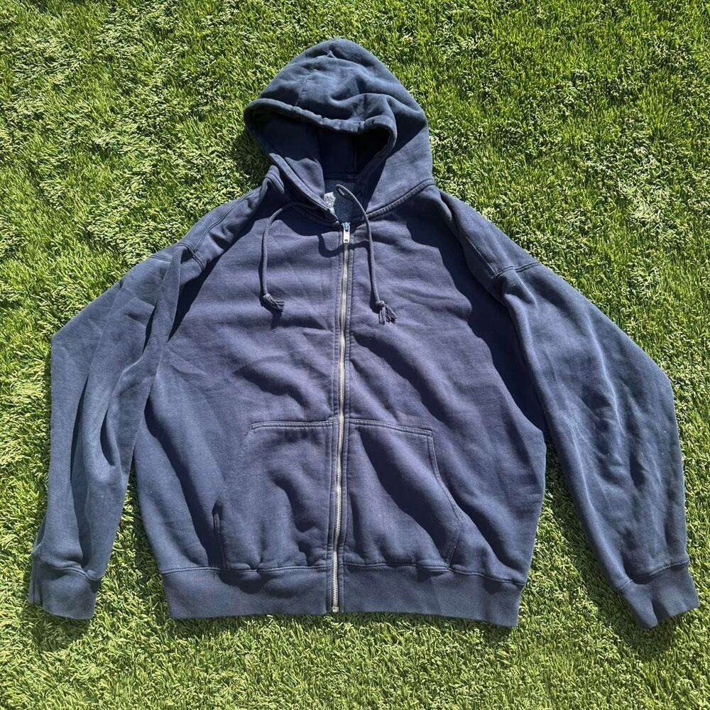 Brandy Melville Hoodie Navy Blue Oversied One Size